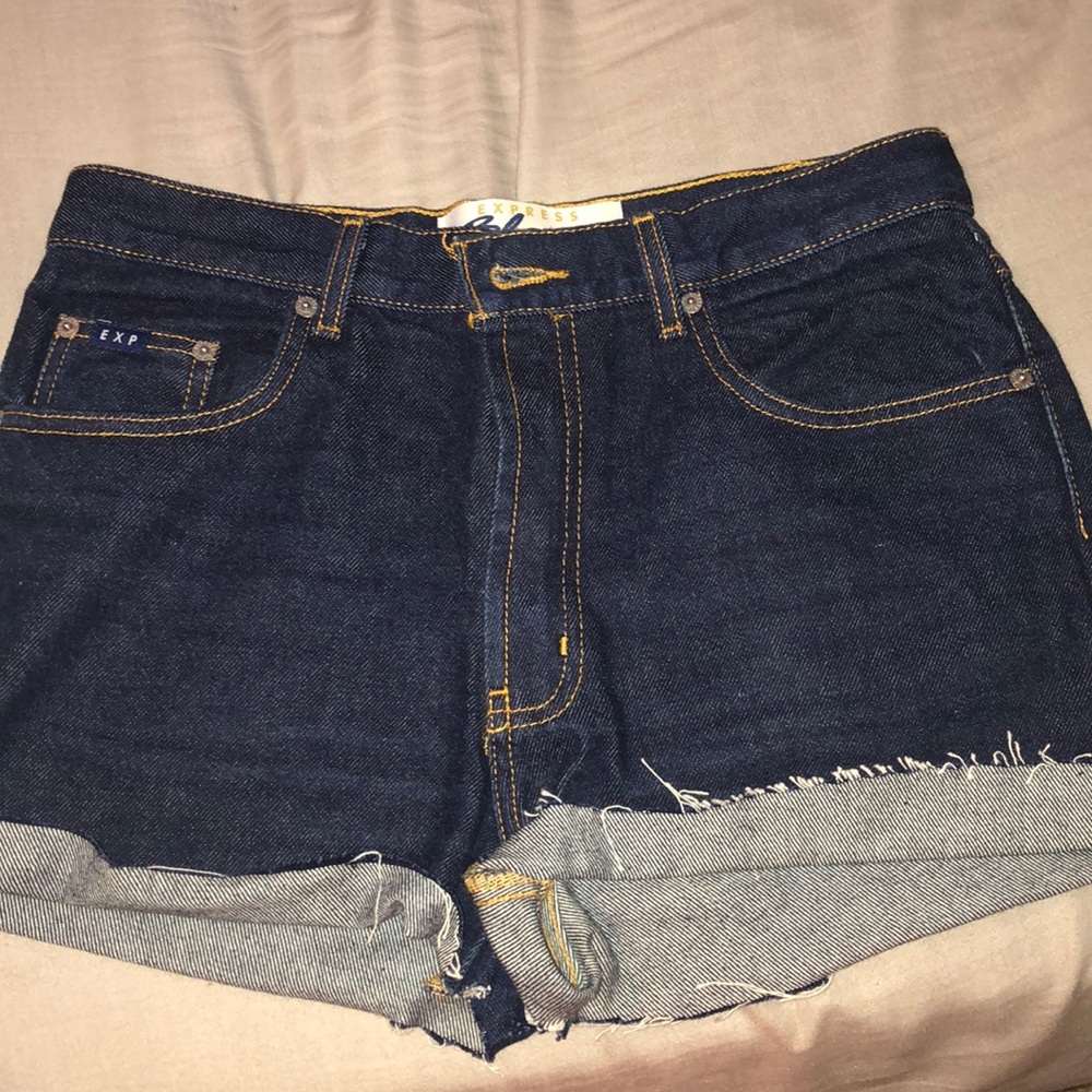 Vintage Express jean shorts